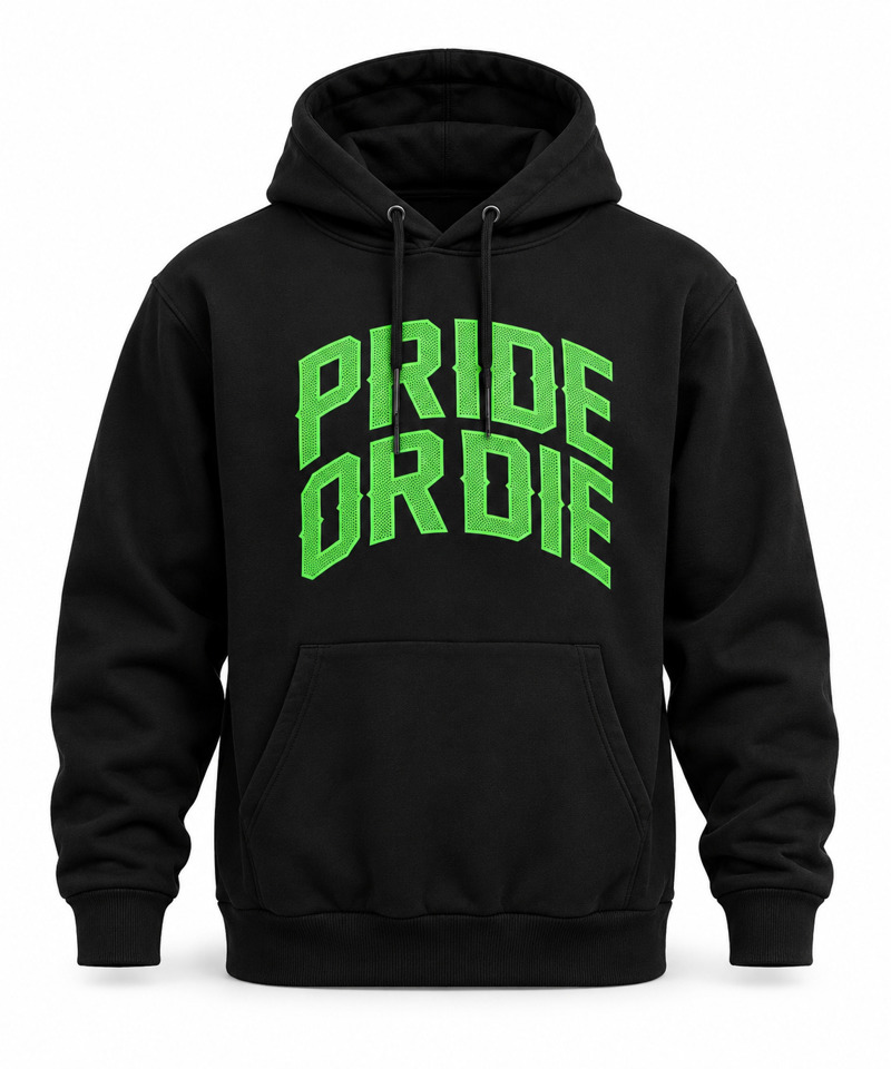 PRIDE OR DIE Split fouter-black